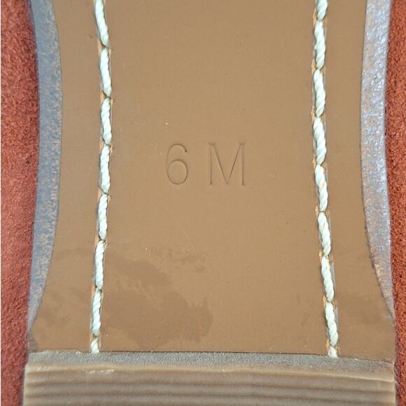 Latigo Shoes Women's 6M Embroidered Flats Suede Bohemian BohoChic Southwestern - Picture 9 of 10